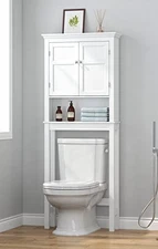  Over The Toilet Storage Cabinet, Over Toilet Bathroom Organizer with 