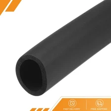 Foam Tubing Pipe Insulation Outside Lagging 32mm ID 44mm OD 1m Black