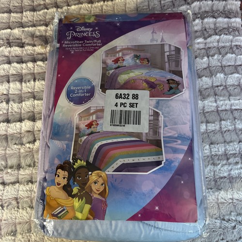 Disney Princess Microfiber Twin/ Full Reversible Comforter | eBay