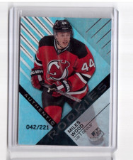 2016-17 SP Game Used Rookies Miles Wood New Jersey Devils 042/221 Rainbow