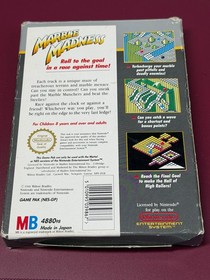 MB Marble Madness Nintendo Entertainment System NES Juego Cl&aacute;sico
