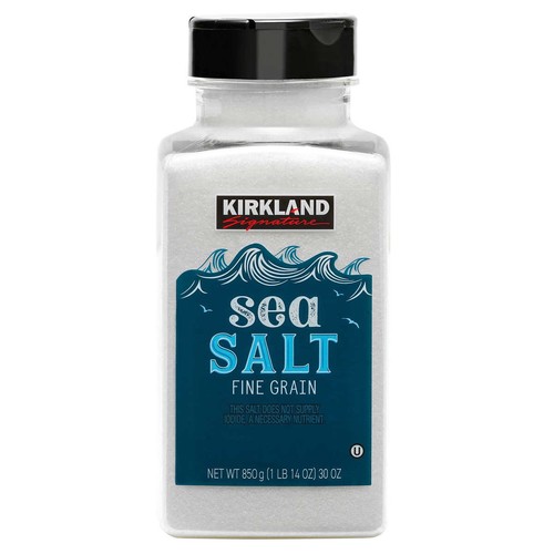 Sel de mer pur Kirkland Signature, 30 onces - Photo 1 sur 5