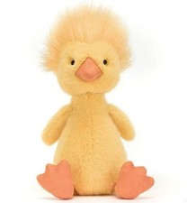 Brand New 25cm Fluffy Duck Yellow Duck Plush Toy Figurine Birthday Gift