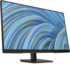 HP 27H G4 27" IPS FHD 60Hz Monitor 5ms Height/Tilt, VGA, HDMI  DisplayPort