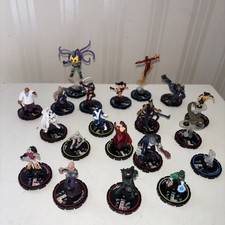 Heroclix Marvel, X-men, DC mixed Lot Of 20 No Cards WIZKIDS Pre-owned