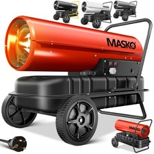 MASKO&reg; Heizkanone 30kW Diesel Bau Heizer Trockner &Ouml;l Heizung Heiz Ger&auml;t Gebl&auml;se