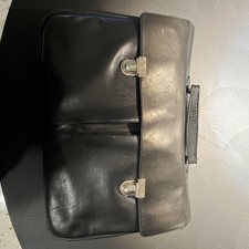 Davidoff Vintage Black Leather Aktentasche Ba...