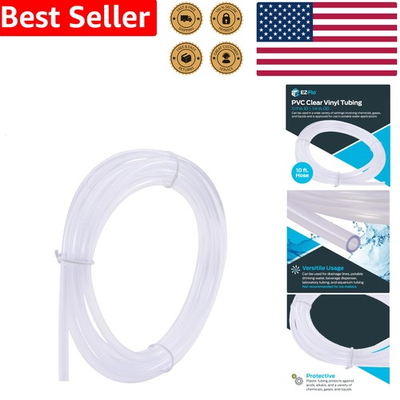 #ad Compliant 10 Ft Clear Vinyl Tubing 0.17 ID x 1 4 OD for Low Pressure Use $7.19