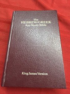 Hebrew Greek Key Study Bible | eBay