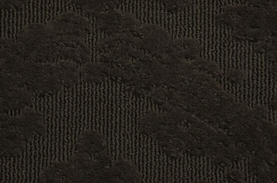 Alfombra Charleston Damasco Sólida 12' X 12' Marrón Moca - Ideal para Sala de Estar... Foto 4 de 4