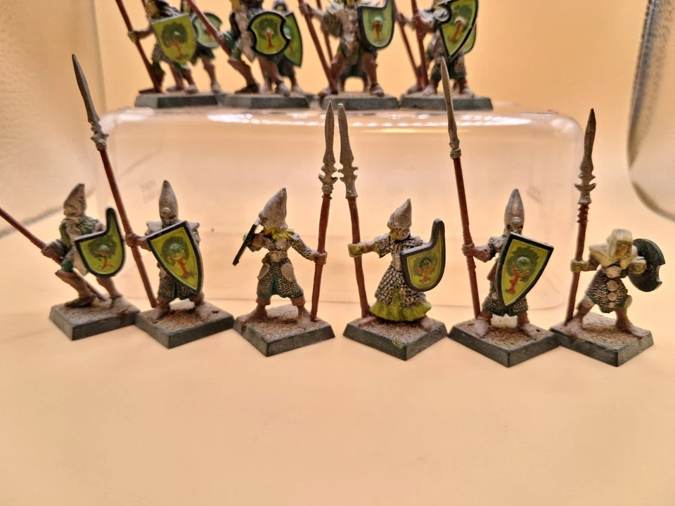 Warhammer Fantasy Wood Elf Warriors 80s METAL D775 - Image 3 of 4