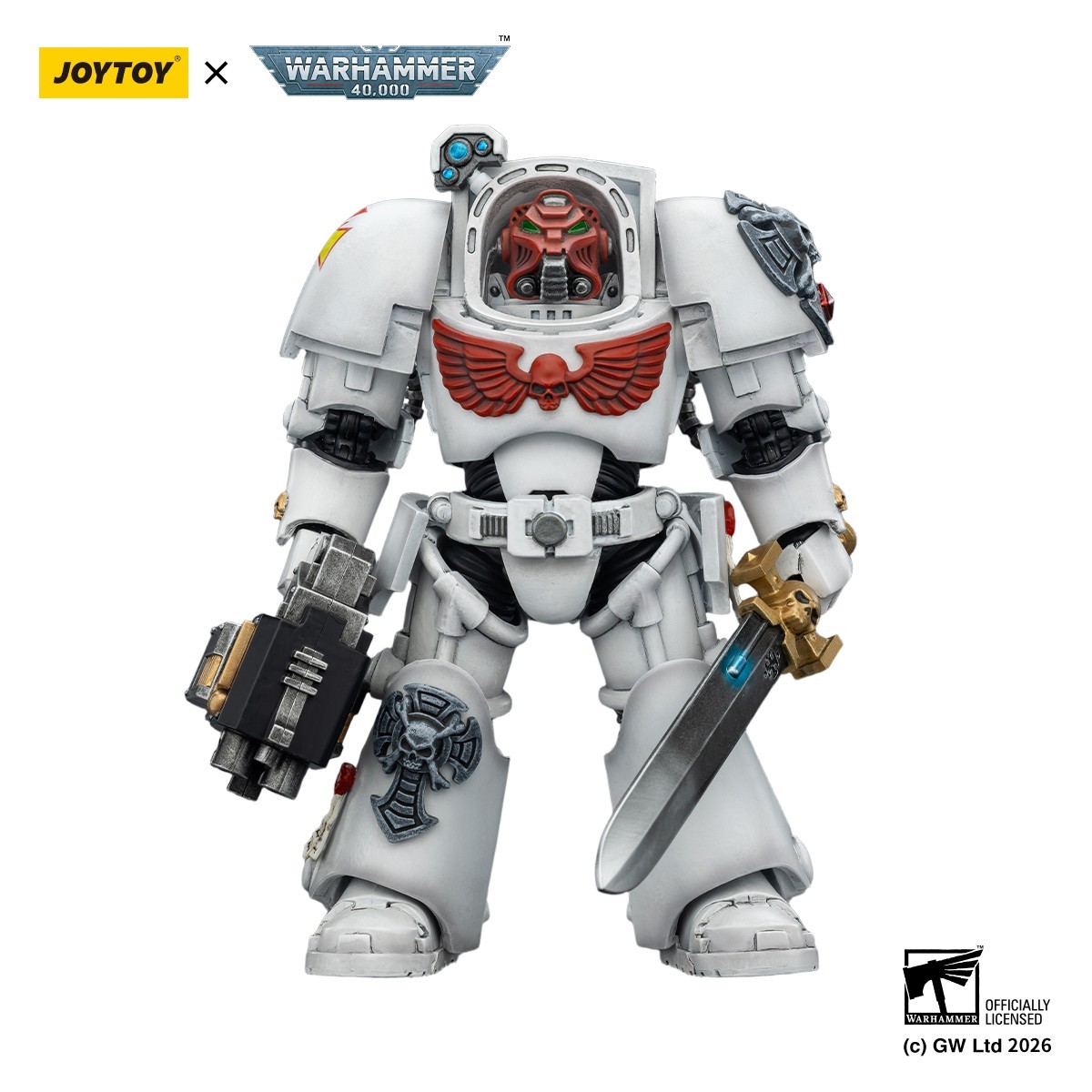 JOYTOY Warhammer 40K 1/18 Action Figure White Scars Terminator 1