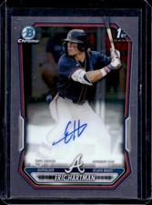2026 Bowman Chrome Eric Hartman 1st Base Auto Braves #CPA-EHA