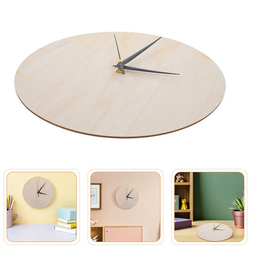2 Pcs Clock Crafting Supplies Blank Face For Teaching Arts And Crafts 2-pcs-clock-crafting-supplies-blank-face-for-teaching-arts-and-crafts