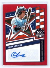 Orion Gonzalez 2024 Stars & Stripes USA 16U/17U National Team Auto Red #/99