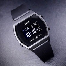 Casio digital watch unused black lightweight quartz unisex simple model