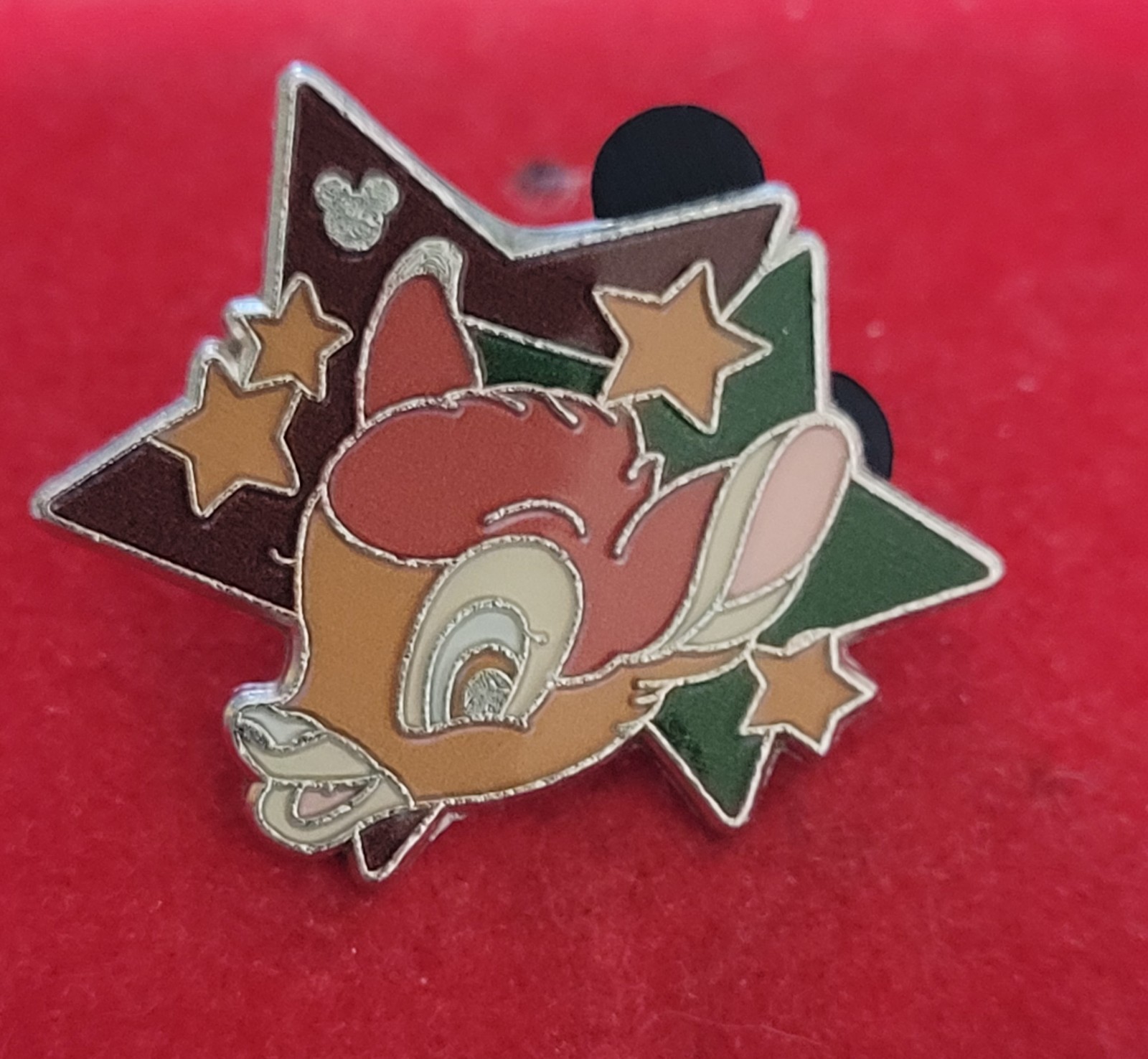 Disney Trading Pin, Bambi, Star Characters, Hidden Mickey, 4 of 10, 2012 17c