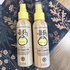 Sun Bum Revitalizing 3 In 1 Leave In Hair Conditioner 4 Fl Oz Lot Of 2