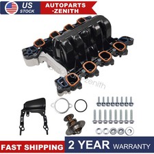 Intake Manifold W Thermostat Gaskets Fit Ford Lincoln Mercury Town Car 4.6l V8