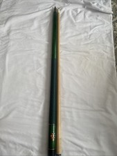 Harvard Pool Cue Stick Green  With Nine Ball Design 19 Ounces