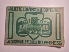 Jacksonville Florida Vintage Girl Scout Conference Booklet 1936