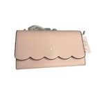 Kate Spade New York Gemma Wallet on a Chain Shoulder Bag In Pink Rose Smoke NWT