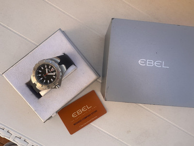 EBEL Aquatica Sportwave SUB Diver 300 Automatic TITANIUM Oversize 45mm TOP