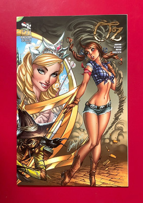 Grimm Fairy Tales OZ #1 A (NM) J SCOTT CAMPBELL Wraparound Zenescope 2013 Pinup