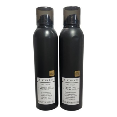 2 KRISTIN ESS DRY FINISH WORKING TEXTURE SPRAY VOLUMIZING 6.9 oz ea (2 PACK)