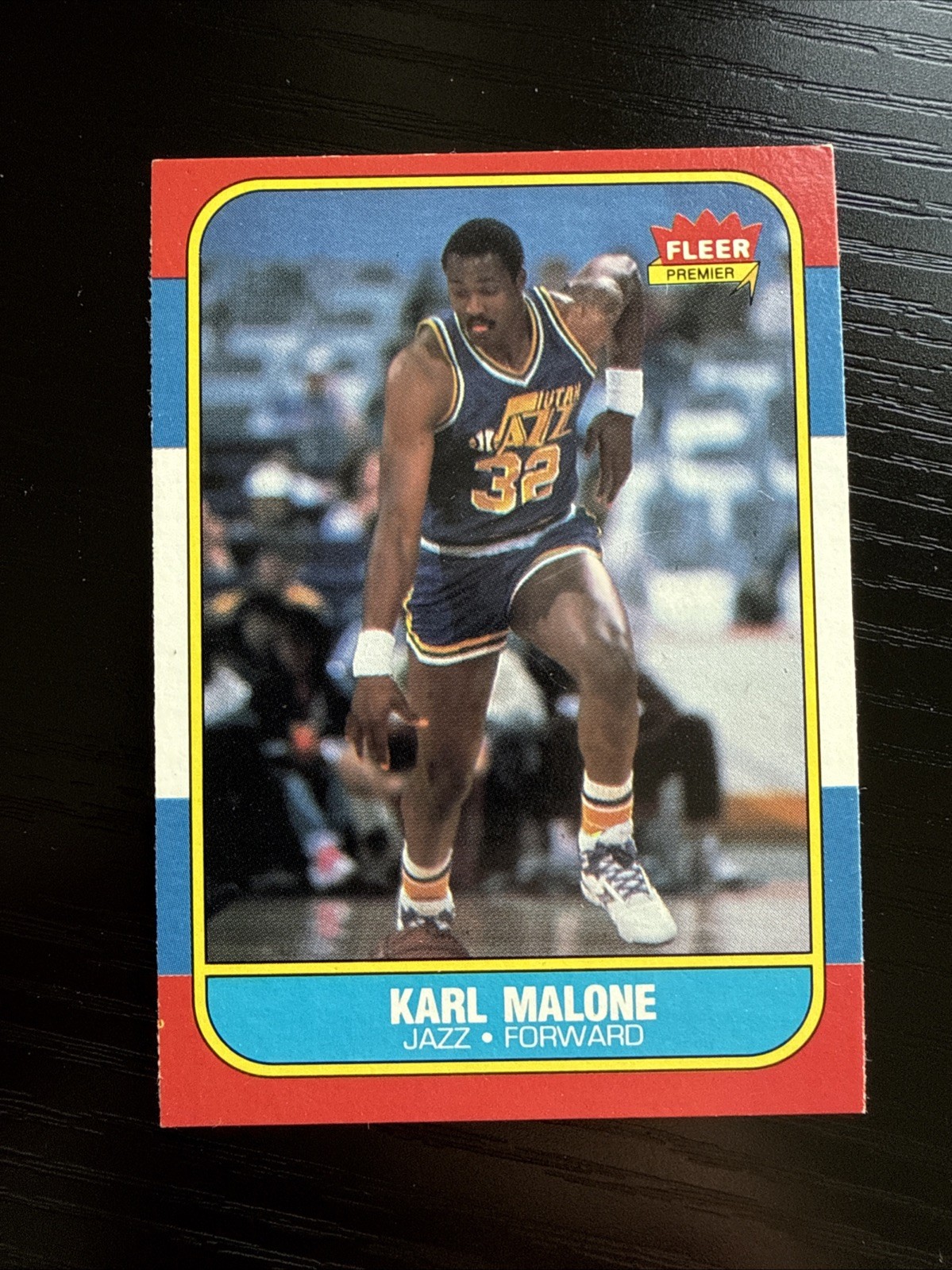 1986-87 Fleer #68 Karl Malone RC HOF JAZZ