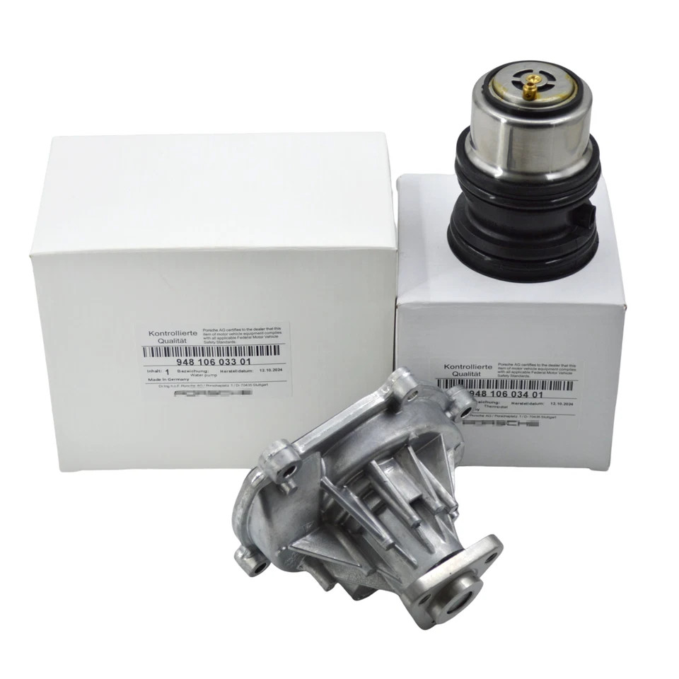 94810603301 Thermostat and Water Pump for Porsche Macan Cayenne Panamera 4.8L