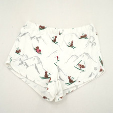 Hollister Gilly Hicks Womens White Sleep Shorts Size M