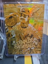 2017 TOPPS FIRE DON MATTINGLY #M-39 MONIKERS GOLD MINTED NICKNAME C26