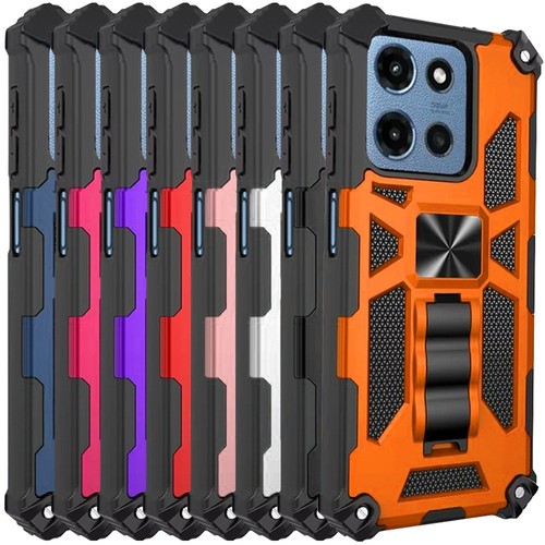 For Moto G 5G 2025/2026 Phone Case Built in Magnetic Kickstand Rugged Cover