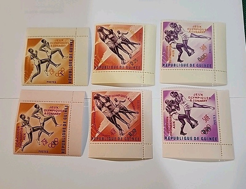 Stamp Guinea Olympic Games In Conakry No. 171/176  1963 Set Of 6