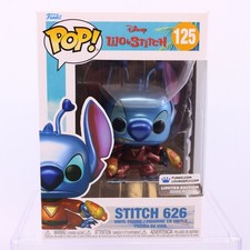 G2 Funko Pop Vinyl Figure Disney Loungefly Exclusive Metallic Stitch 626 125