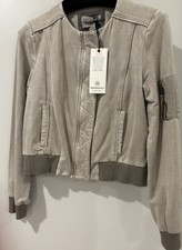 New Marrakech For Anthropologie Faux Suede Bomber Jacket Xs