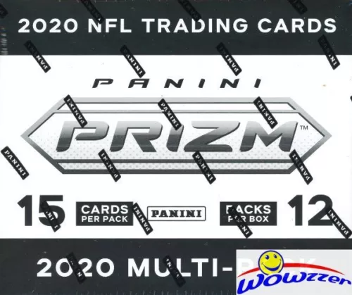 2020 Panini PRIZM Football Factory Sealed JUMBO FAT CELLO 12 Pack Box-180 Cards