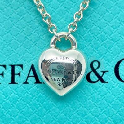 Tiffany & Co Return to Full Heart Pendant Necklace /24-2411S | eBay