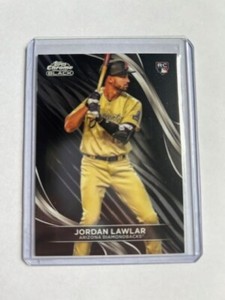 2024 Topps Chrome Black Jordan Lawlar RC #3