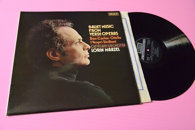 MAAZEL LP BALLETT MUSIK AUS VERDI OPERN DECCA SXL EX+ STEREO CLASSICA