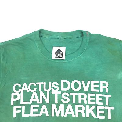 NWT Cactus Plant Flea Market CPFM DSM Double Vision Green Tie Dye T-Shirt S  AUTH