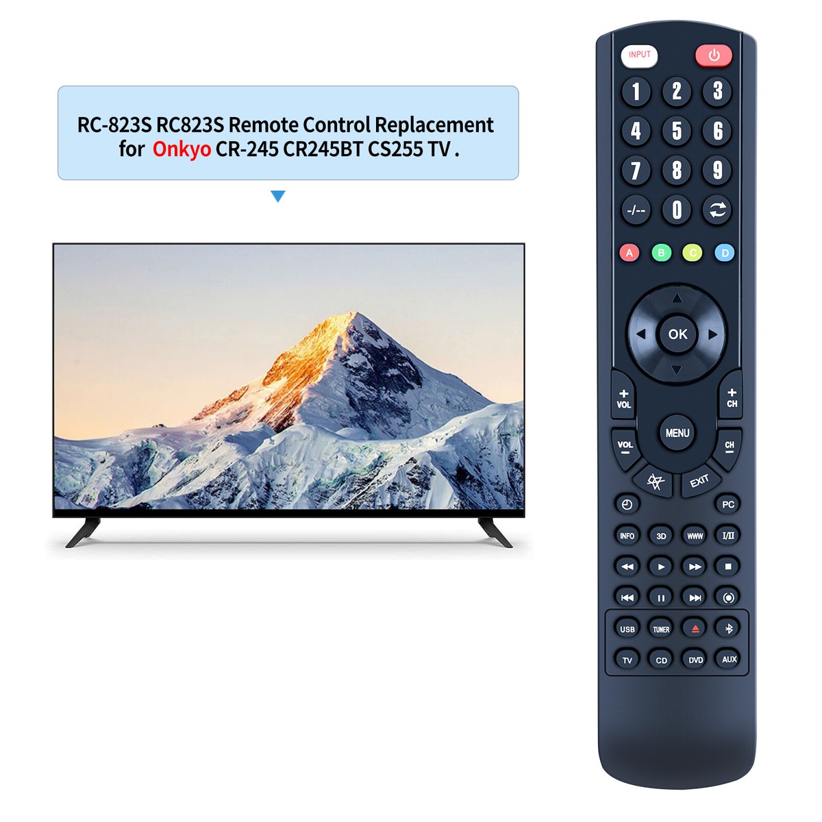 ONKYO RC-823S CD MDコンポ ONKYO RC-823S - remote control duplicate - $19.2 : REMOTE