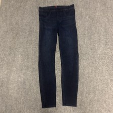 Spanx Small Jean-Ish Ankle Legging Jegging Pull On Blue