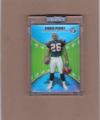 2004 Topps Pristine Uncirculated Refractor 166/499 Chris Perry #67 ...