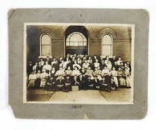 Spring Hill Kansas 1909 High School Large Photograph Cabinet Card