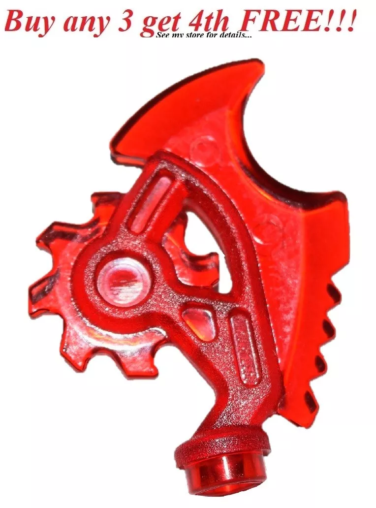NEW Lego Weapon NINJAGO TECHNO BLADE Ninja Trans Red Kai
