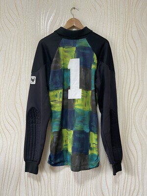 UHLSPORT 90s GOALKEEPER FOOTBALL SHIRT SOCCER JERSEY sz L | eBay