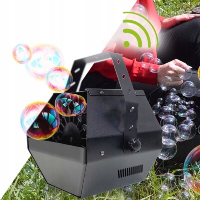 Elektrische Seifenblasenmaschine Gebläse Maschine Tragbar mit Griff Kits Party