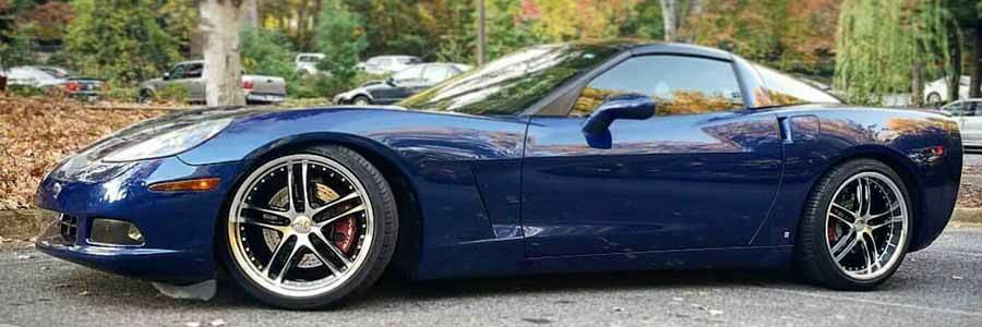 22-inch Bentley GT GTC Spur Wheels/Rims GTX15 Black Diamond Cut 5x112 Lugs